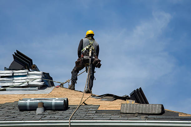 Professional Gutter Installation technician working in Clinton, KY